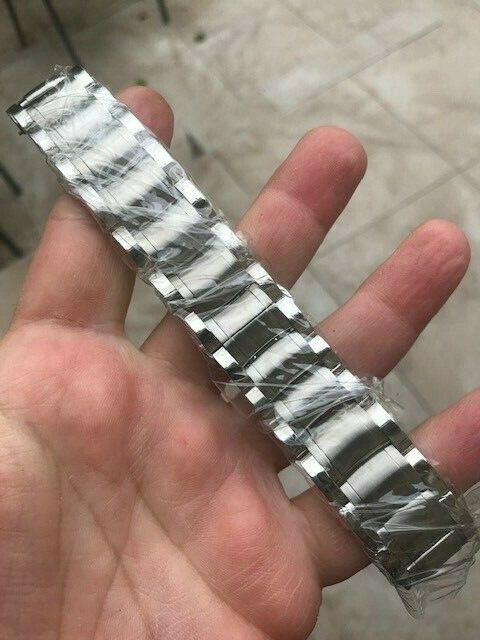 Baume Mercier Capeland Watch Bracelet Band Stainless Steel