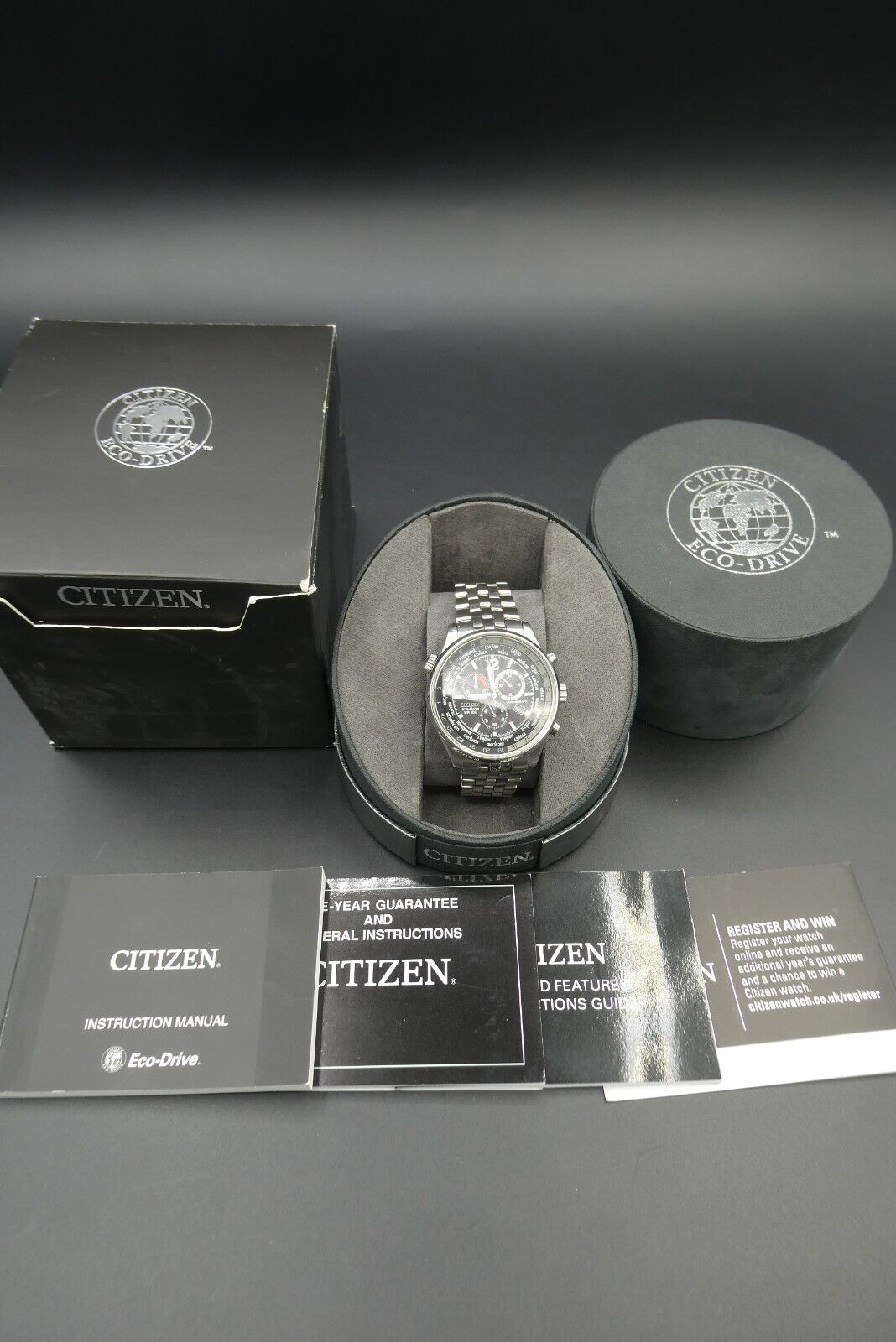 Citizen Eco Drive Gents Chronograph 100m watch H500 S055148 CA0080 54E RRP 299 WatchCharts Marketplace