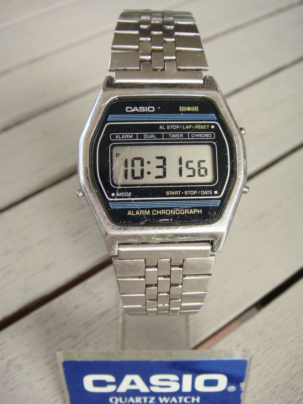 Vintage 1980 Digital Watch CASIO SA-50 module 145 Super Slimline 