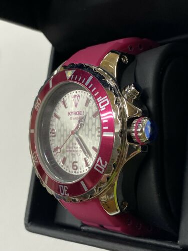 Nice KYBOE Giant Mariner 48mm, Backlight, Burgundy/Steel 10  display picture 1