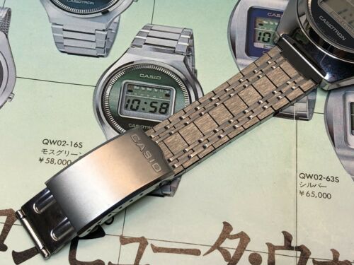 NOS 01-502 CASIO Casiotron 1976 Digital LCD Quartz watch uhr MOT