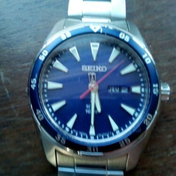 seiko solar 100M mens Stainless Steel watch V158-0AY0 ( working see ...