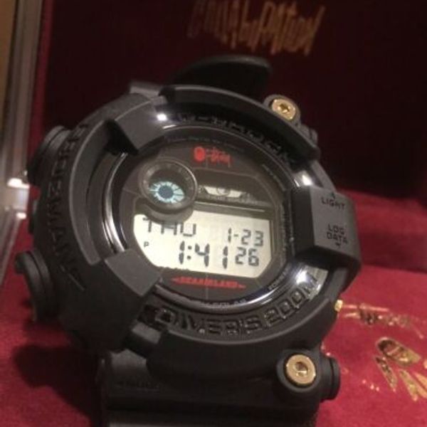 CASIO G-SHOCK X STUSSY X BAPE FROGMAN Limited [ILL Collaboration