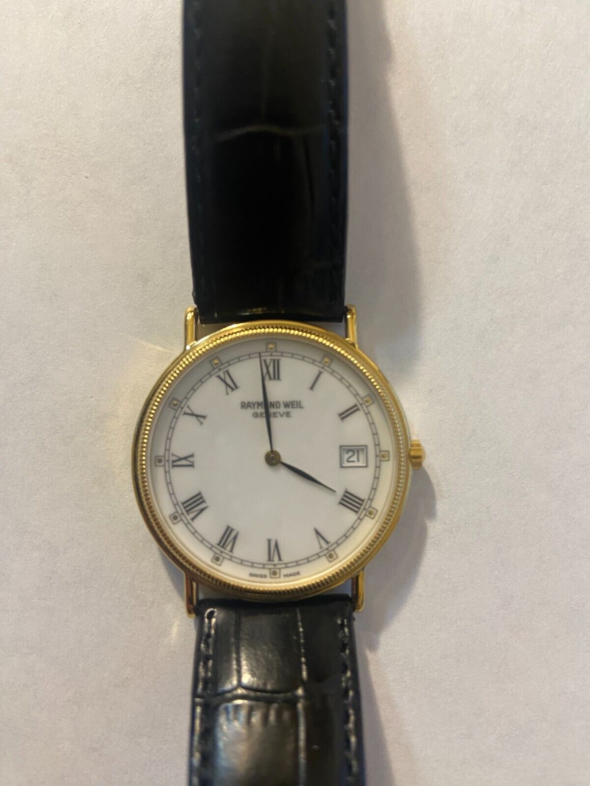 Raymond Weil Swiss Geneve Men s Watch 5514 1 18K Gold