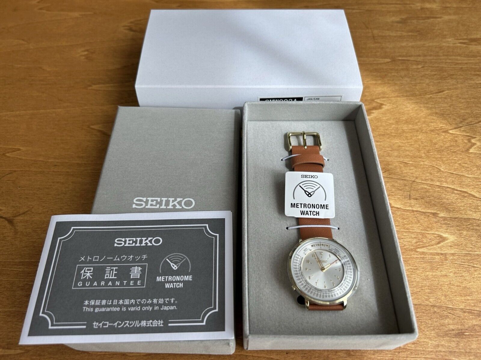 商品が購入激安 【SEIKO】メトロノームウォッチ キャメル - 時計