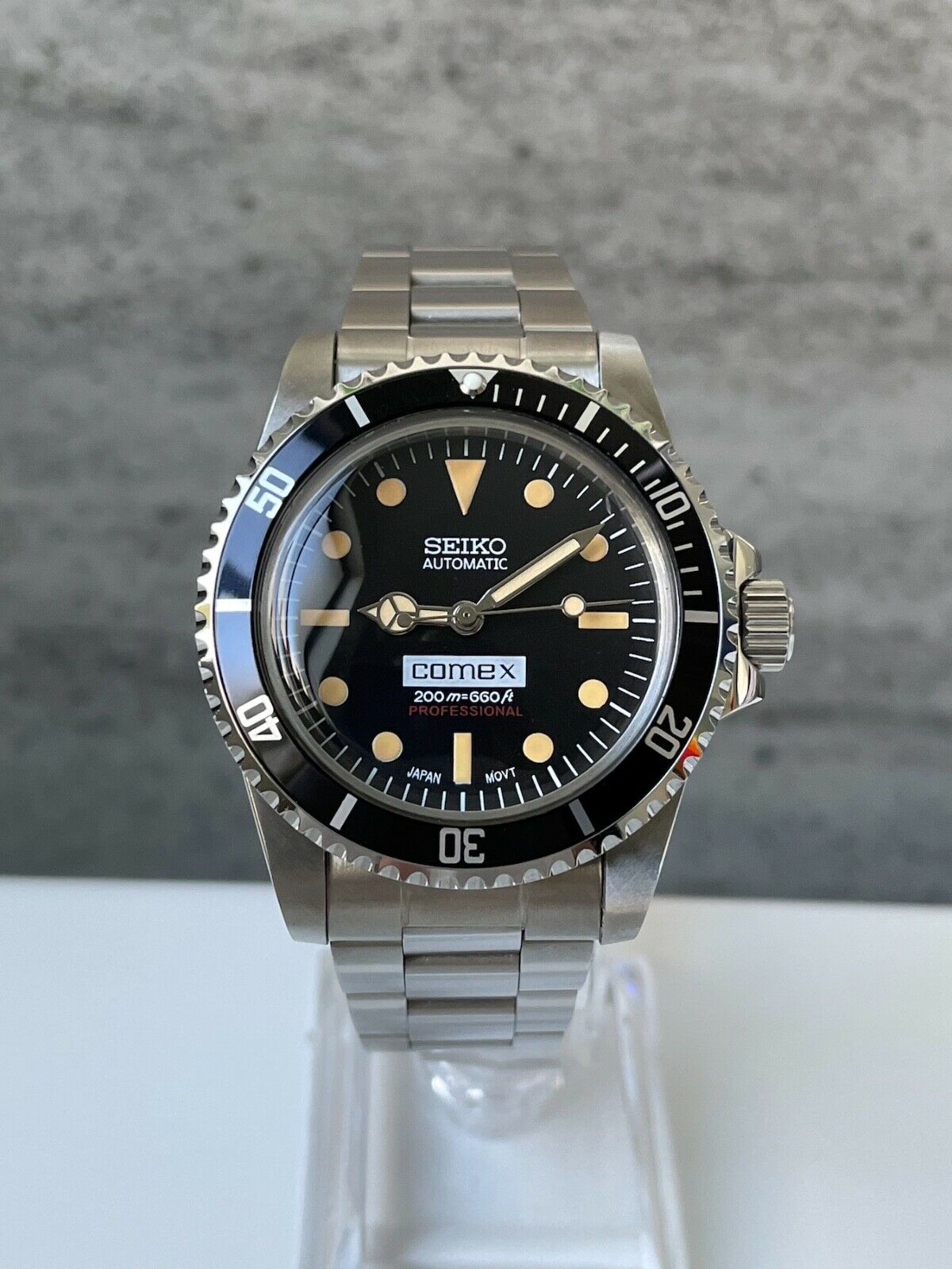 Vintage style Comex Seiko Submariner mod acrylic dome crystal NH35 dive  watch | WatchCharts