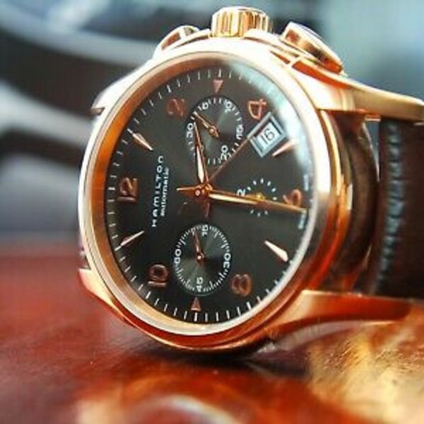 HAMILTON JazzMaster H326460 Automatic BLACK DIAL WATCH HAMILTON JazzMaster H326460 Automatic BLACK DIAL WATCH