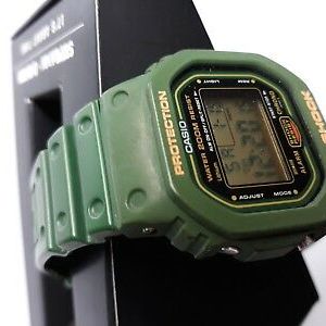 CASIO G-SHOCK DW-5600B-3V Green Speed 1991 Vintage Rare serial
