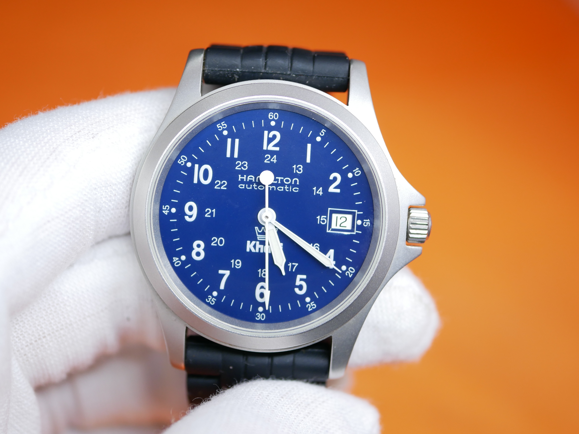 WTS] Hamilton Khaki King Automatic 37.5mm Blue Dial 9823 for $259