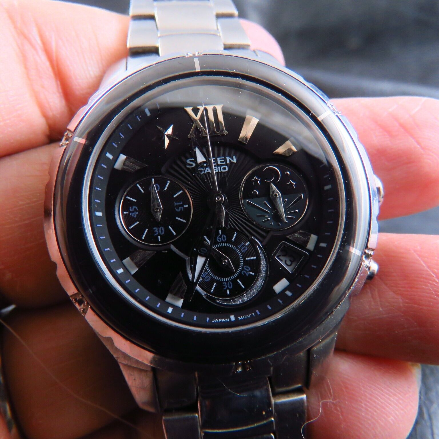 Casio sheen outlet chronograph