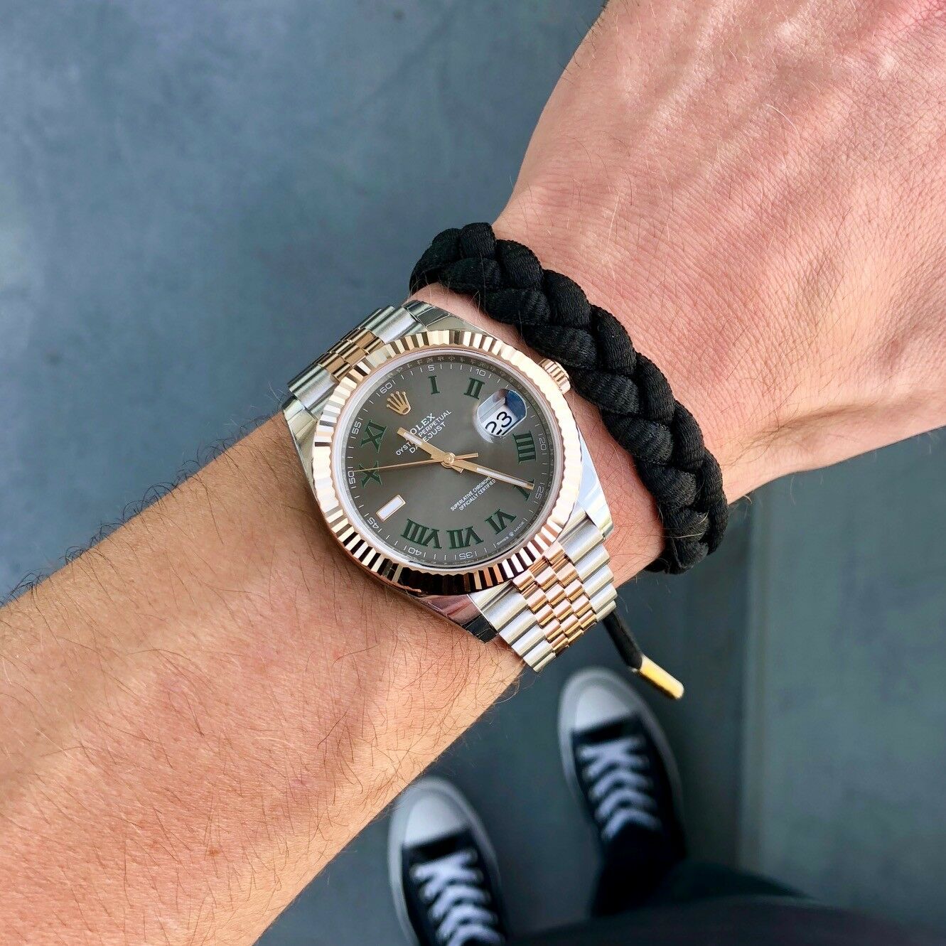 2018 NEW Rolex Datejust 41 Ref.126331 Wimbledon 18k Rose Gold