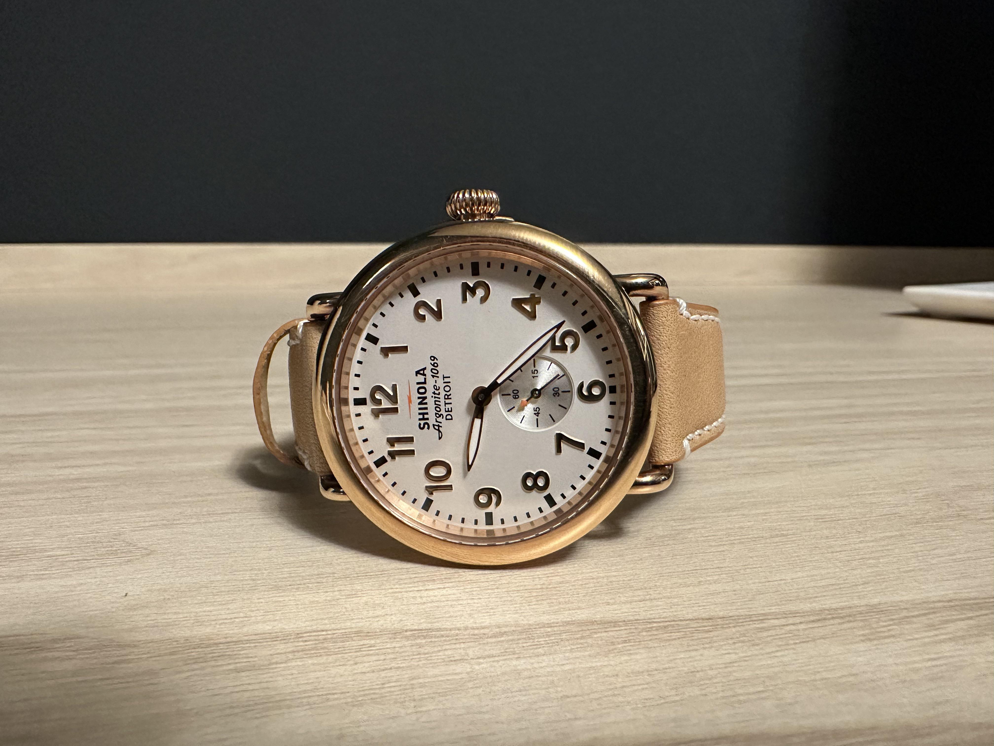 Shinola discount rose gold