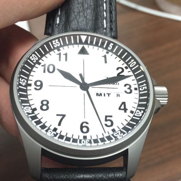 damasko white dial