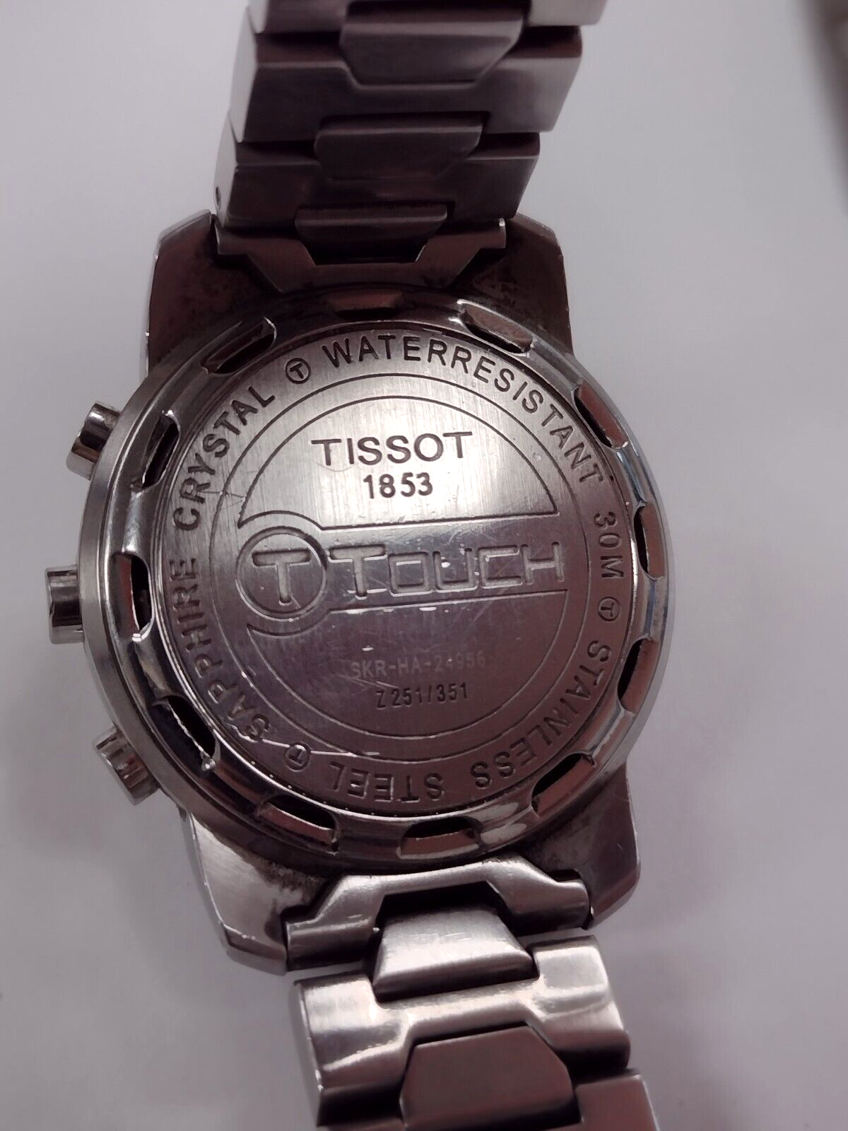 Rare Tissot T-Touch Z251/351-1 Stainless Steel Multi