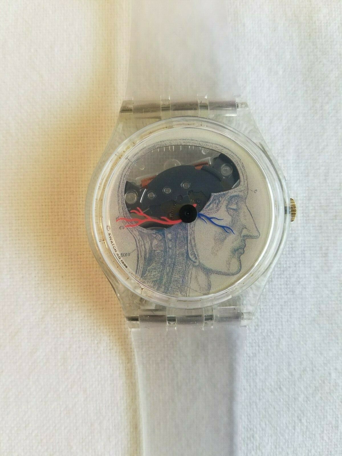 Vintage Swatch Watch 1996 Ticking Brain GK247 | WatchCharts