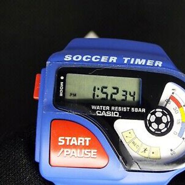 CASIO VINTAGE DIGITAL WATCH SOCCER TIMER NOS TAGS REFEREE 799 SCT20 WatchCharts Marketplace