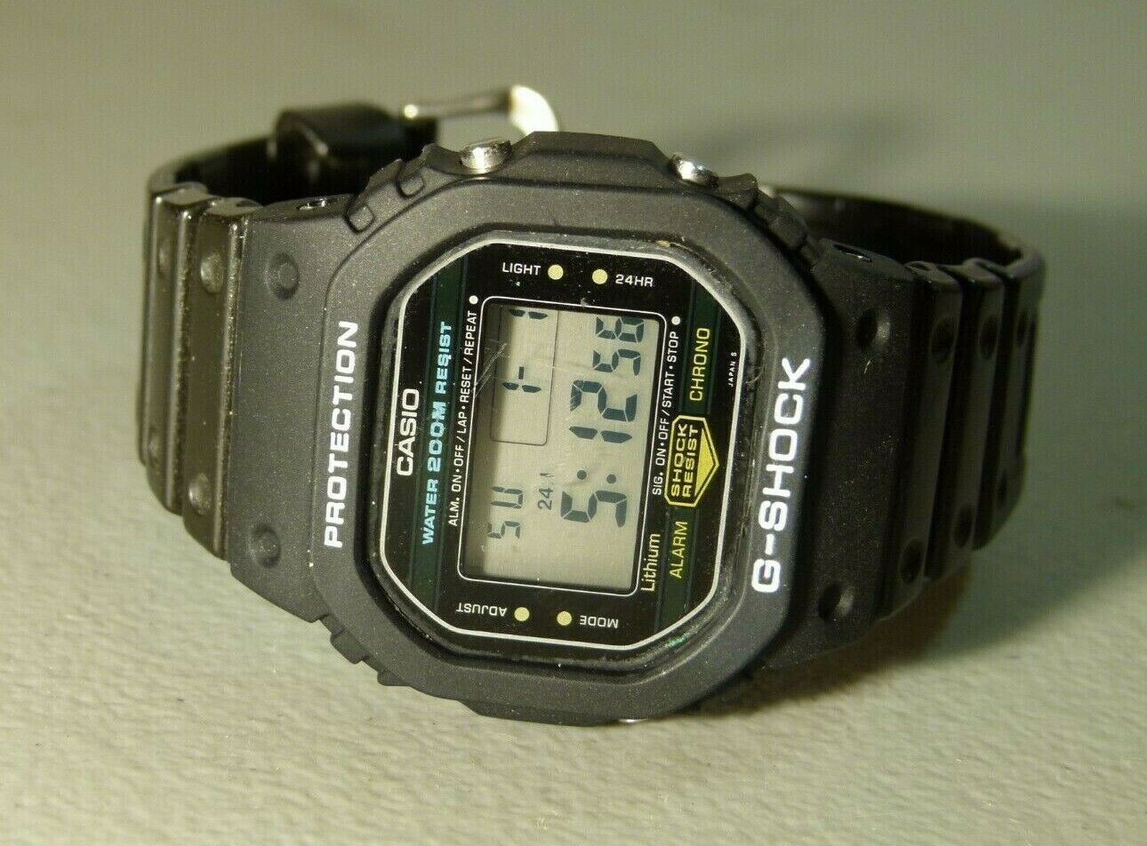 VINTAGE CASIO DW 5200 THE HERO G SHOCK WATCH JAPAN 240 MODULE | WatchCharts  Marketplace