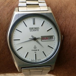 Seiko TYPE II　7123-7080 VINTAGE SEIKO TYPE II (1979) Ref no 7123-7080 JDM kanji