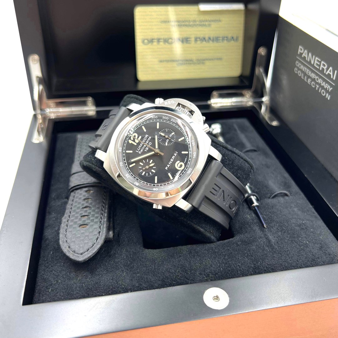 Super Rare Panerai Luminor Pam 213 1950 Rattrapante Split