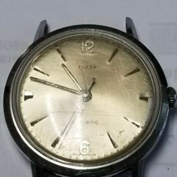 Vintage Men's Timex Viscount Self Wind Watch 1965 31 Movement Works