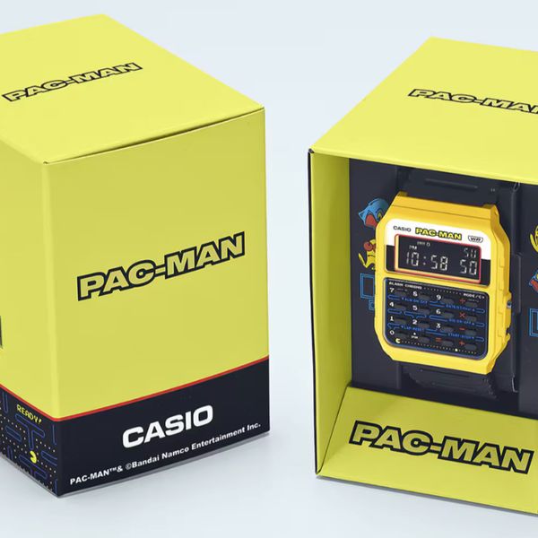 Shock Pacman Casio G-Shock x Pac Man 45th Anniversary CA53WPC-1B Collaboration 2025 ...