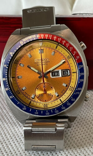 watchsteez.com – 1976 seiko 'pogue' automatic chronograph watch 6139-6005  (blue dial)