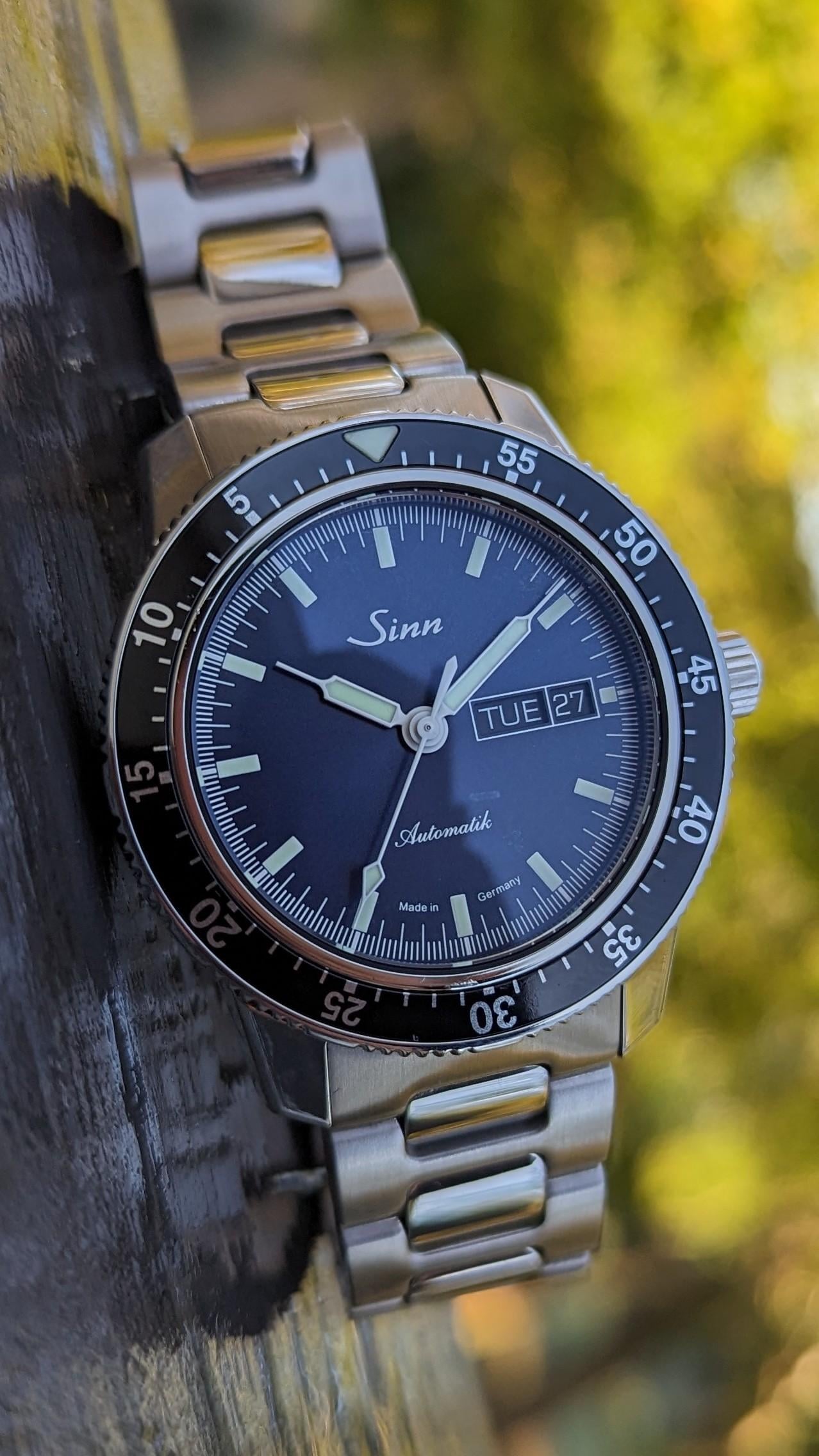 Sinn 104 blue dial hot sale