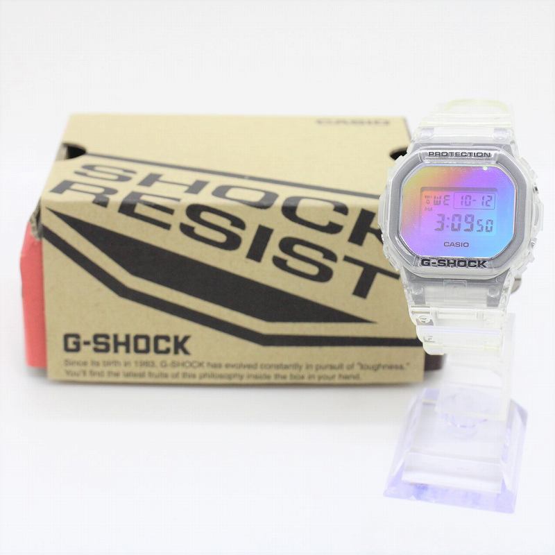 CASIO Casio G-SHOCK Watch DW-5600SRS-7JF Clear Skeleton Rainbow