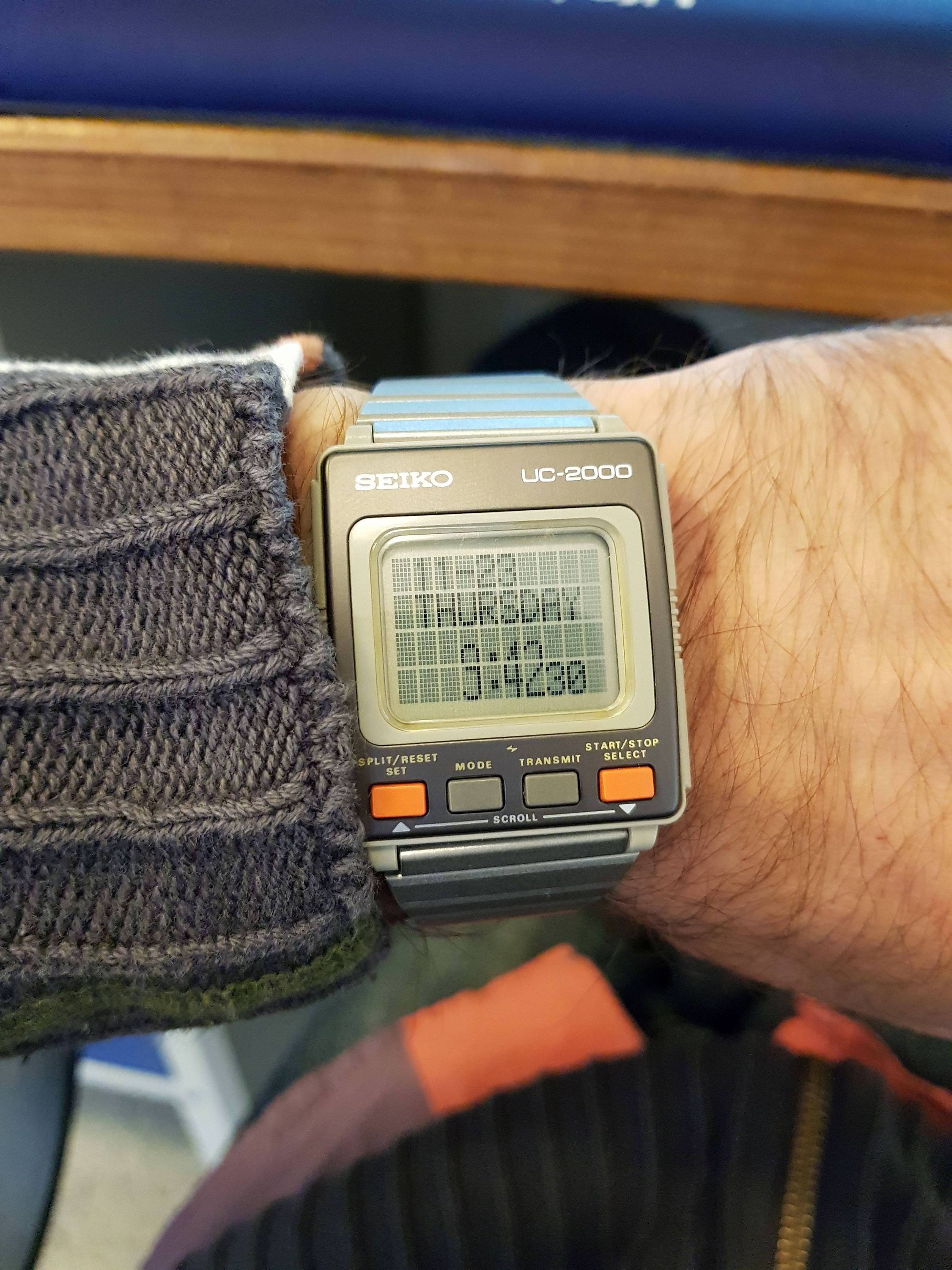 [WTS] 1984 Seiko UC2000 "Wrist Information System" WatchCharts