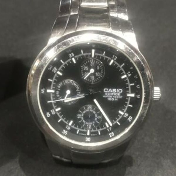 Casio Edifice EF305 1794 Stainless Steel Watch WatchCharts Marketplace