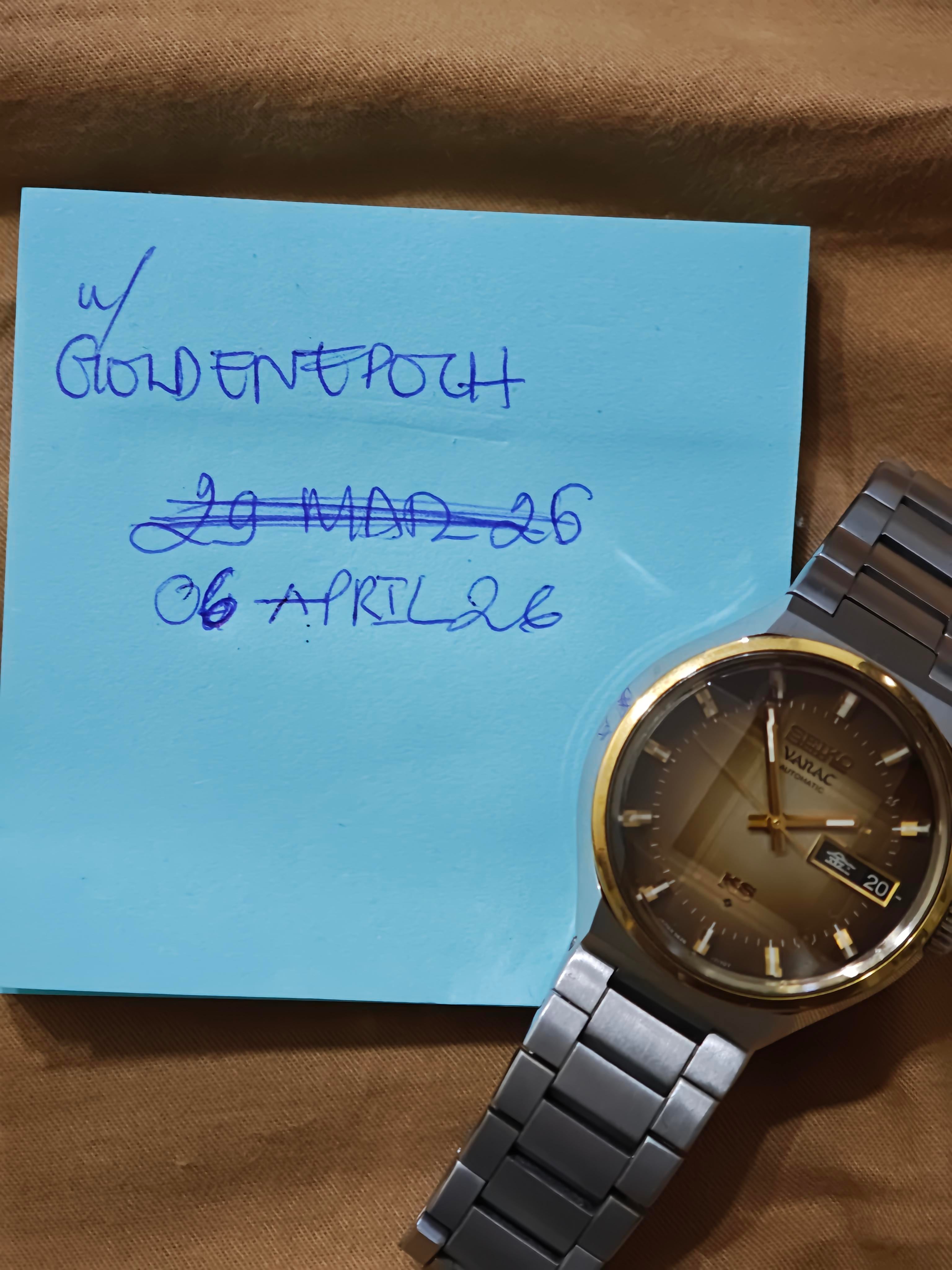 WTS] King Seiko Vanac 5626-7220 Brown Linen Dial | June 1976