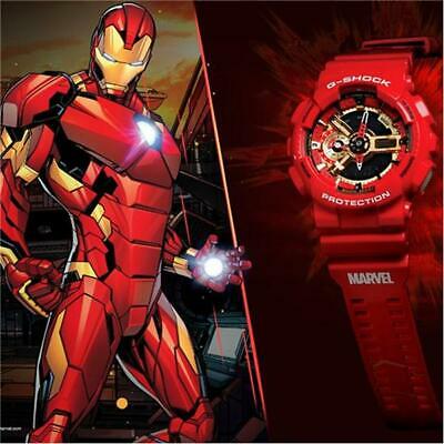 g shock marvel iron man