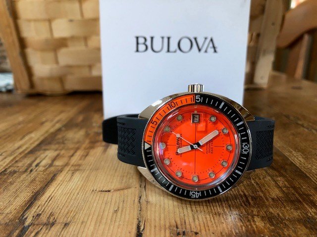 Bulova devil diver on sale orange for sale