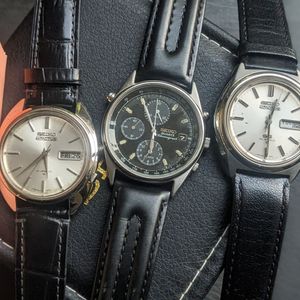 Vintage SEIKO 5 Automatic 21 Jewels 6119-5431 Japan Made Men's