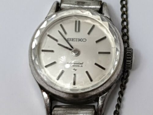 Rare Vintage Seiko Special White Gold Filled 1140-0060 23 Jewels