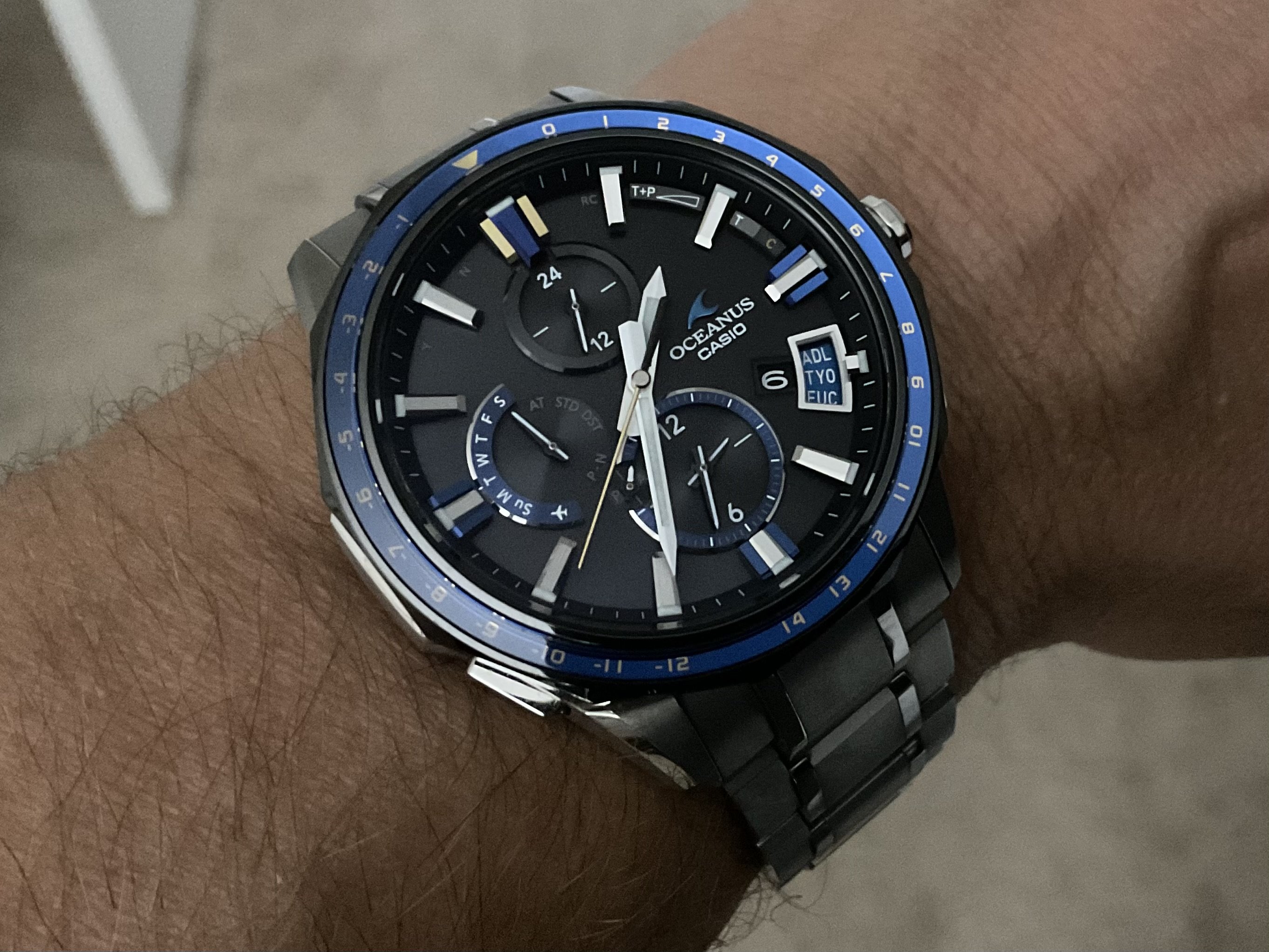 750 USD] Casio Oceanus OCW-G2000G-1AJF GPS Titanium Sapphire Bezel