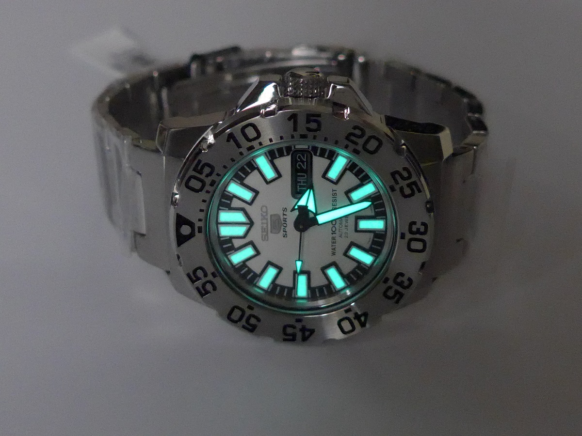 Brand New Seiko 5 Sports SNZF45K1 (Baby Monster) | WatchCharts