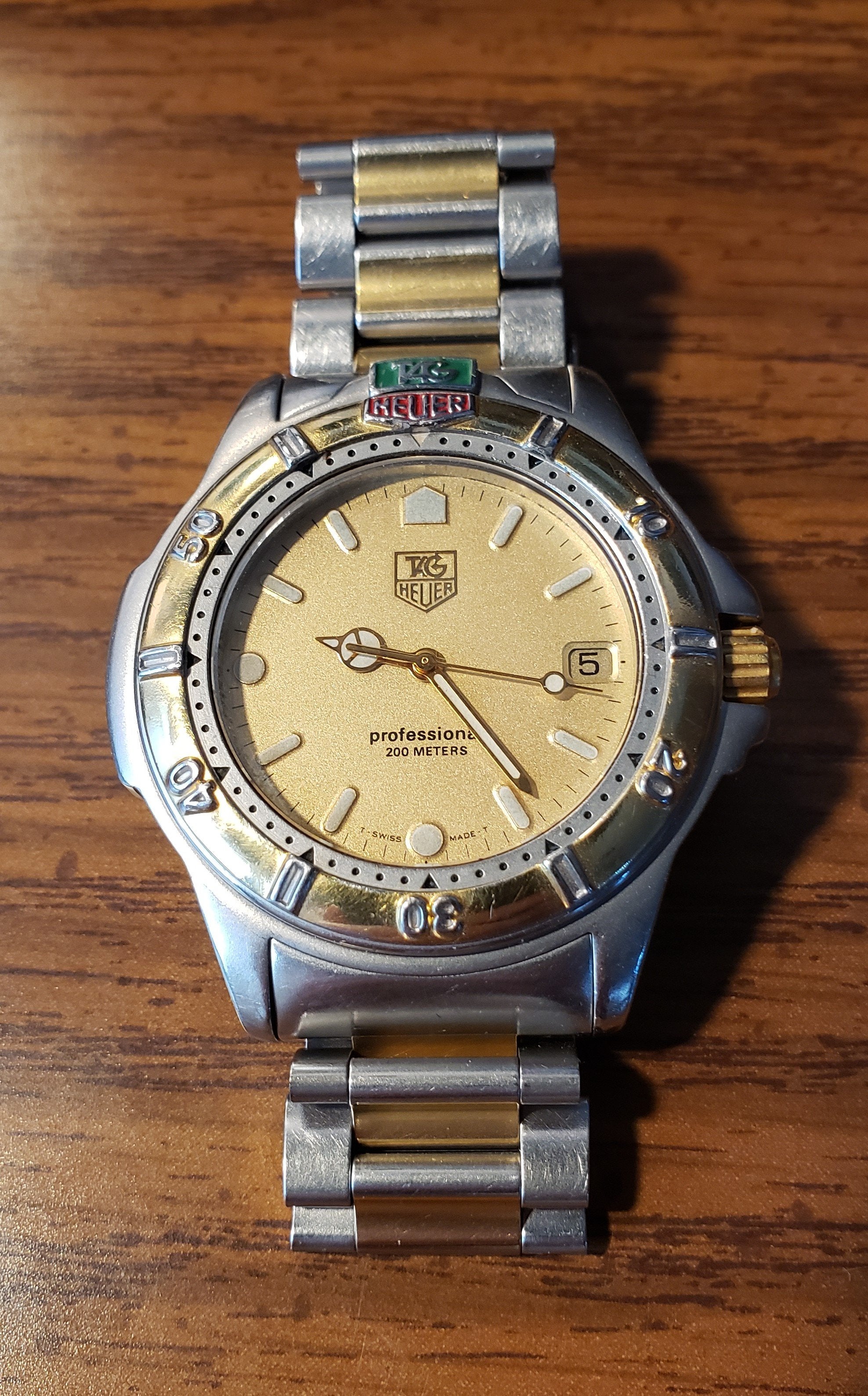 FS TAG Heuer 4000 Series Model 995.406 quartz circa 1991