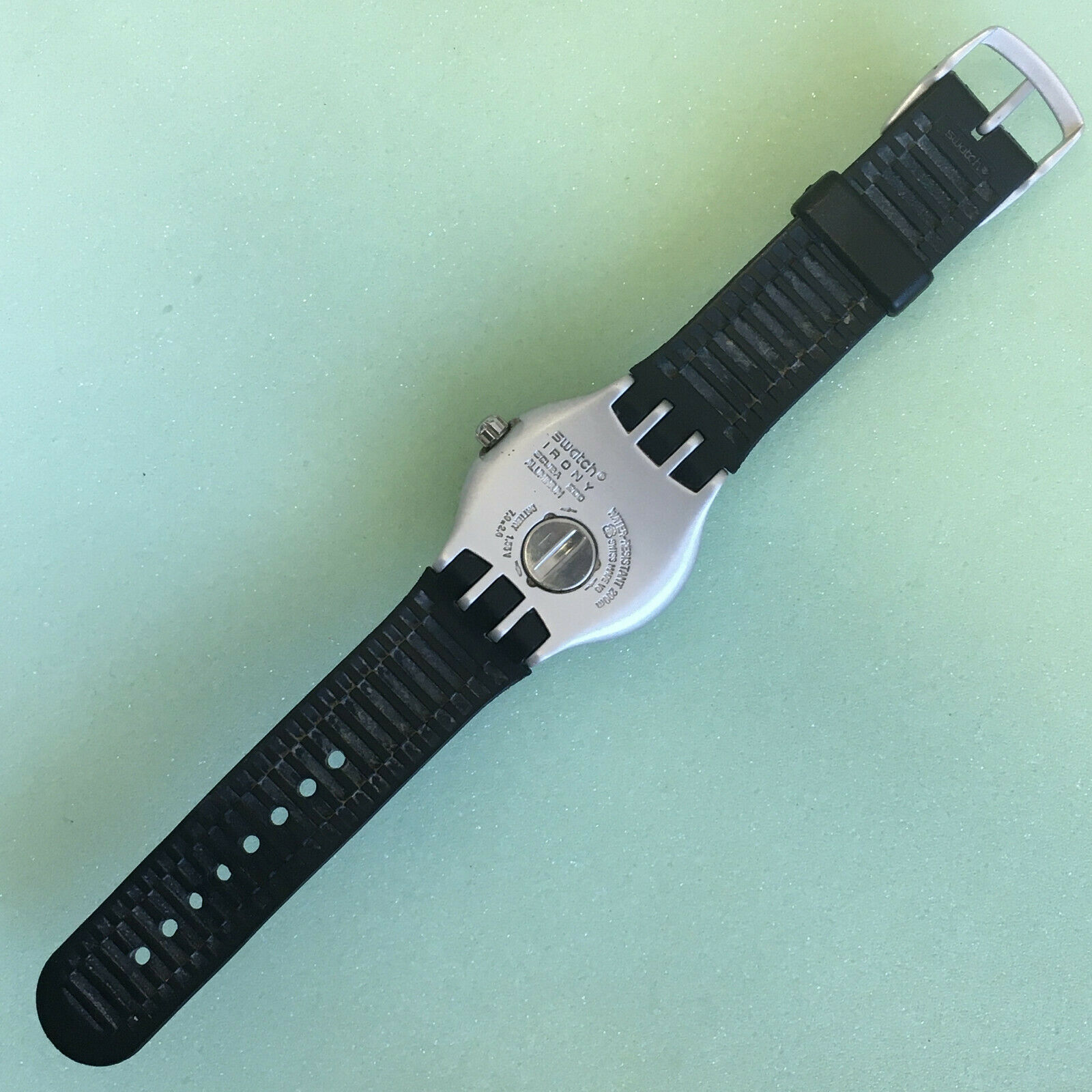 SWATCH WATCH OPAH BLACK (2002) IRONY SCUBA 200 YDS4017