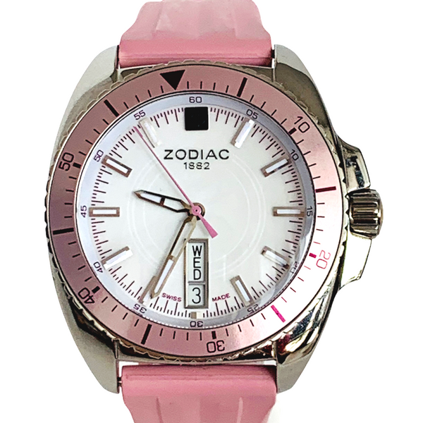 Zodiac 1882 Speed Dragon ZO5513 Swiss Quartz Women's Pink Watch