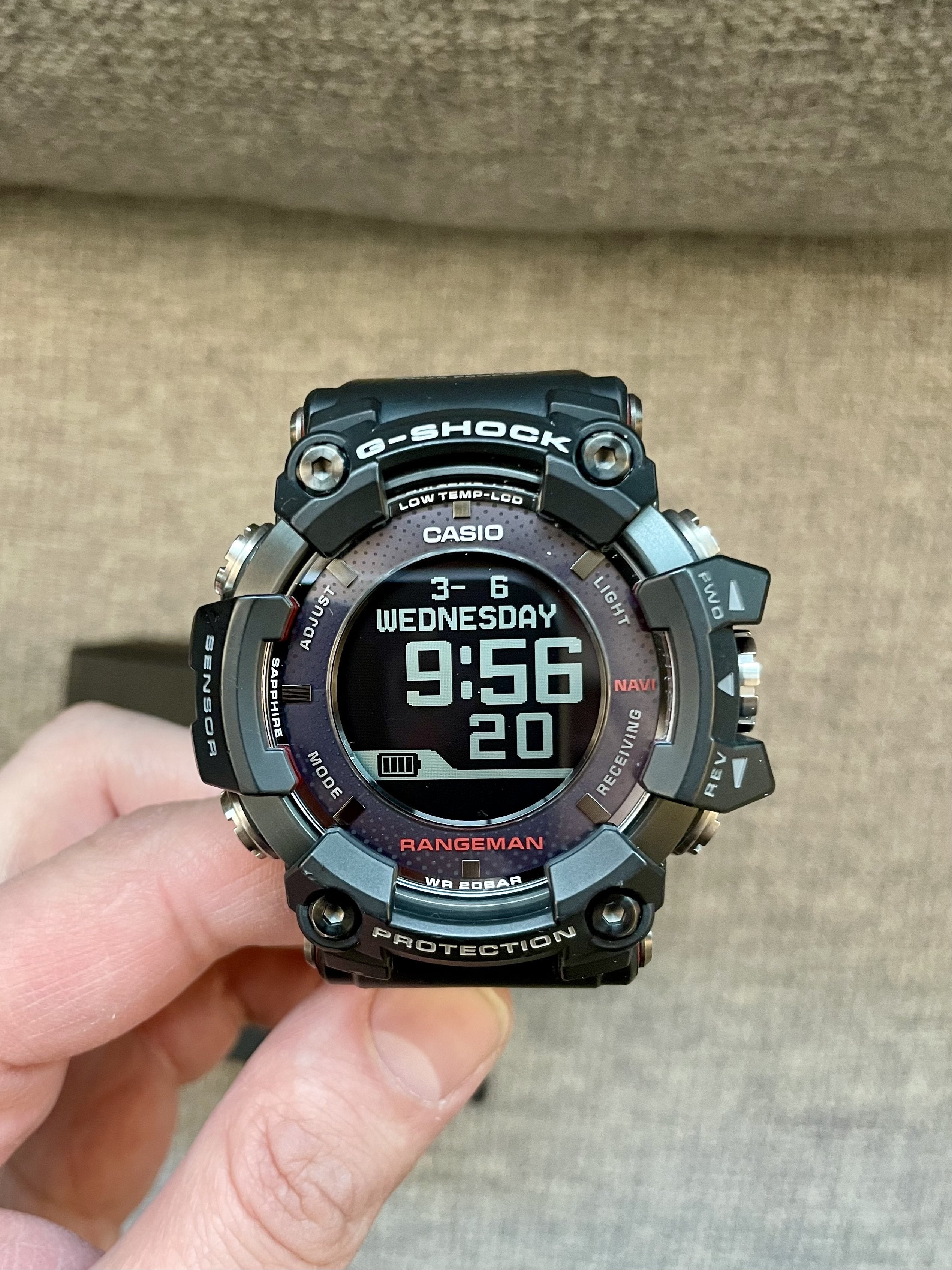 FS Casio G Shock Rangeman GPR B1000 GPS Solar Survival Watch WatchCharts Marketplace