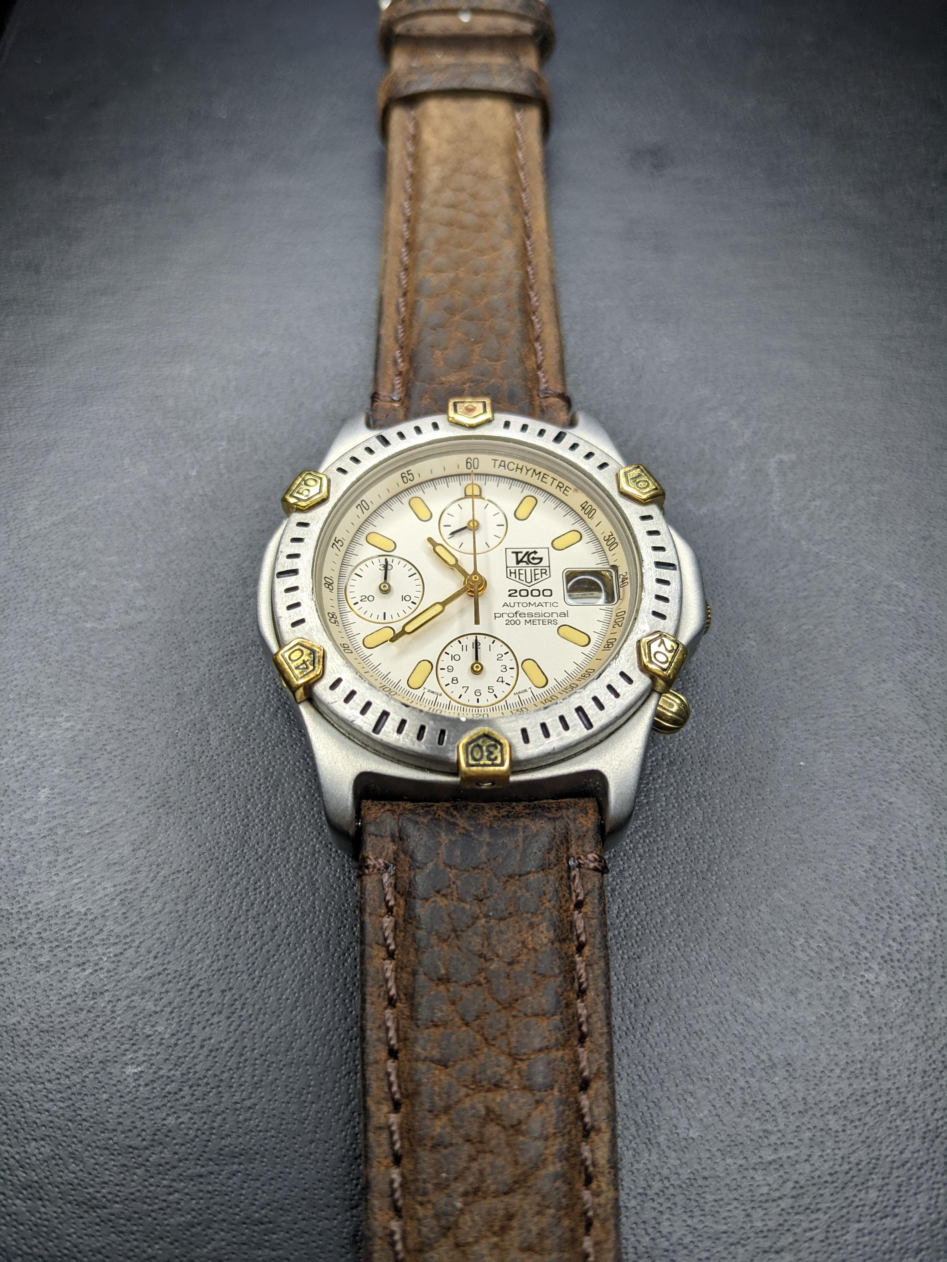 WTS TAG HEUER 2000 Automatic CHRONOGRAPH Ref. 165.806 Very