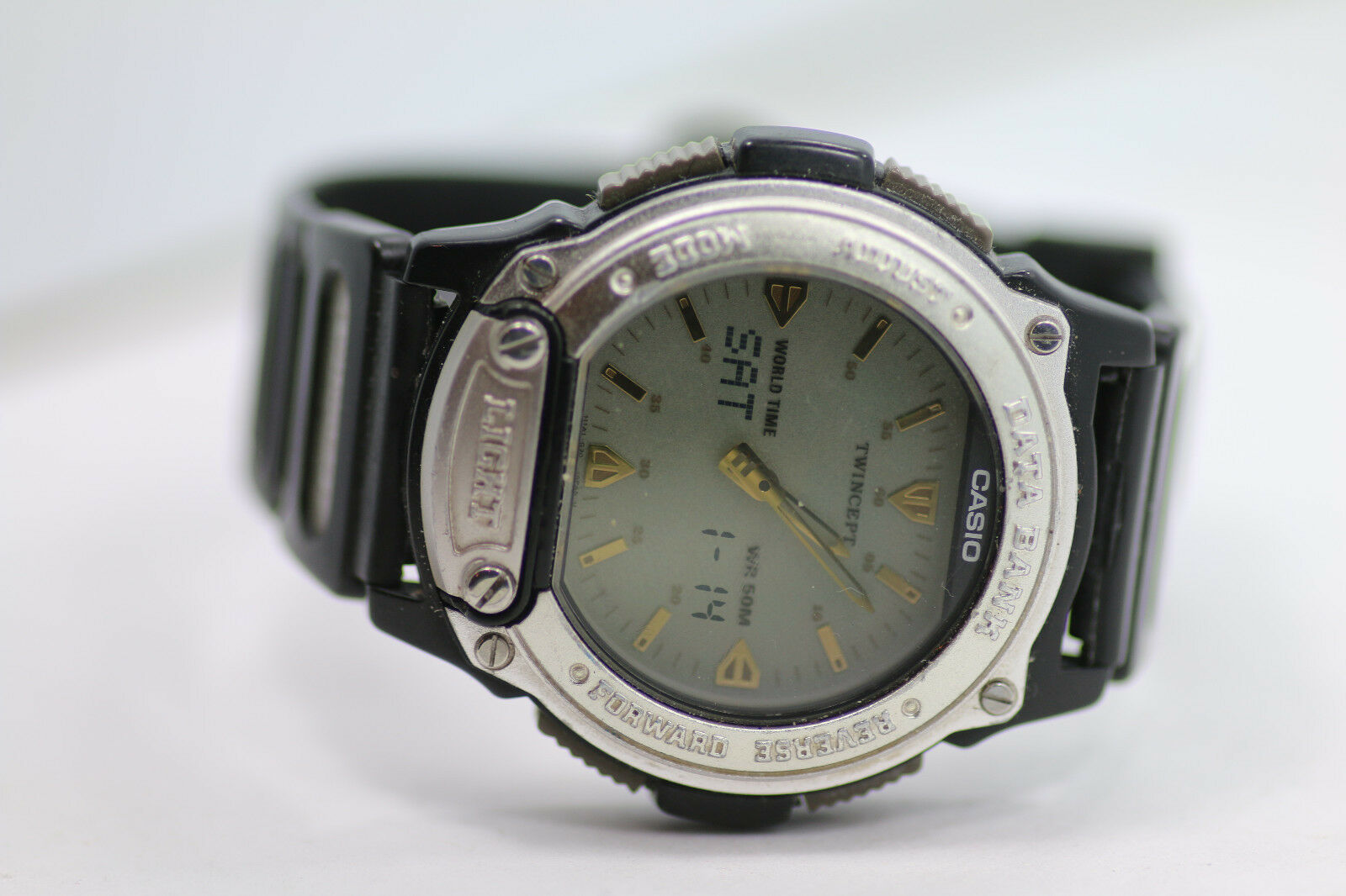 CASIO Twincept ABX-59 Made in Japan Data Bank New Battery