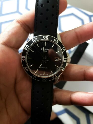 tissot v8 swissmatic black