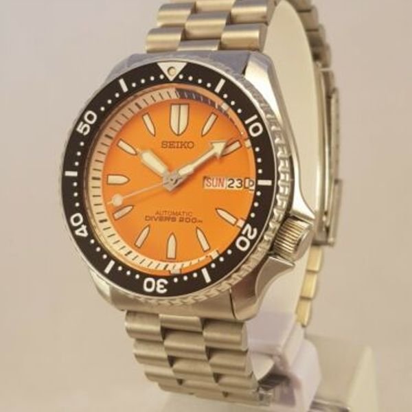 SEIKO SKXA55 ORANGE BULLET DIVER'S AUTOMATIC 7S26-02K0 RARE EXCELLENT! |  WatchCharts