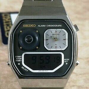 SEIKO Robot Face ALARM CHRONOGRAPH H239-502B ANA-DIGI Mens Watch
