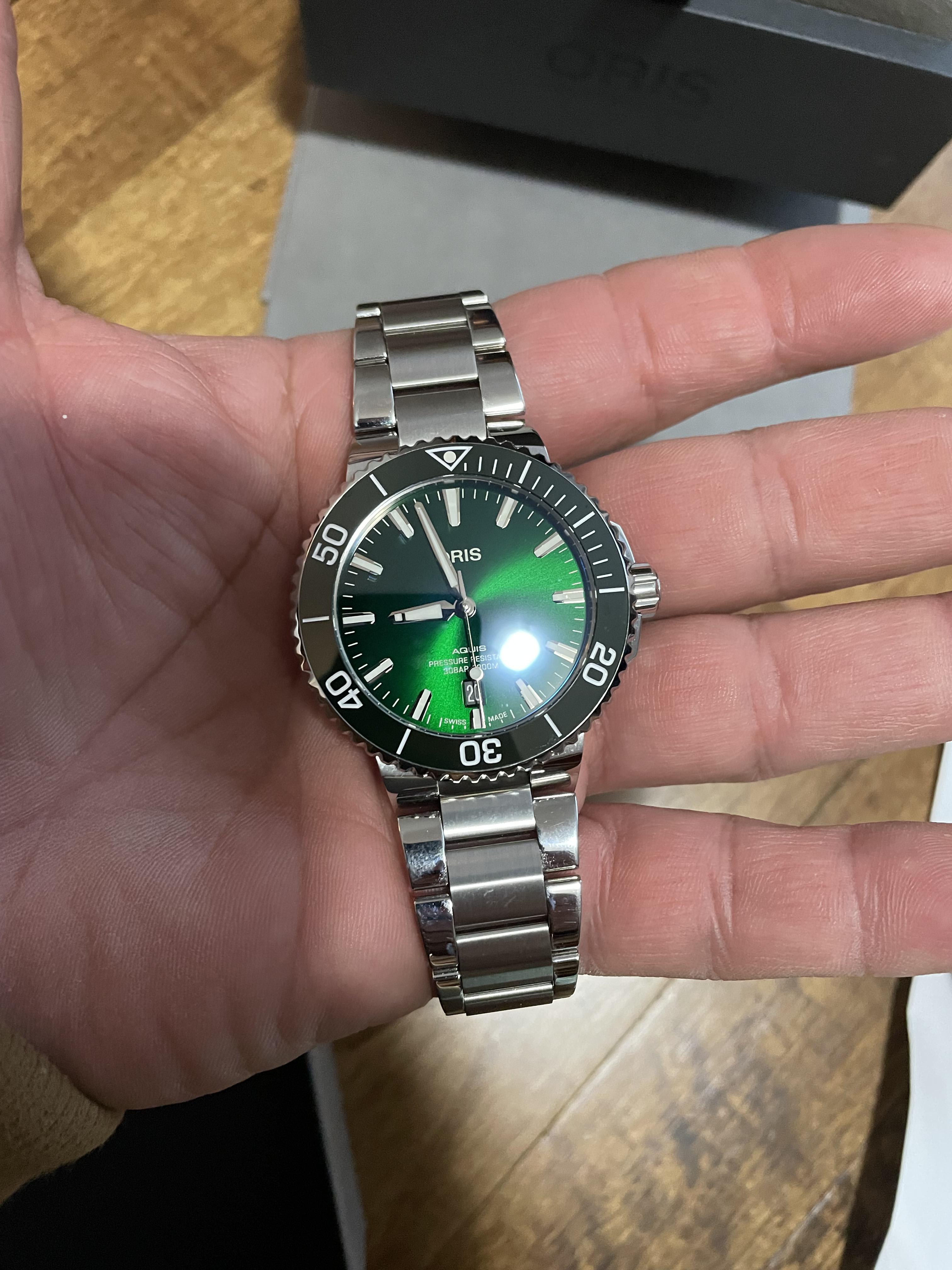 Oris aquis green online 41.5