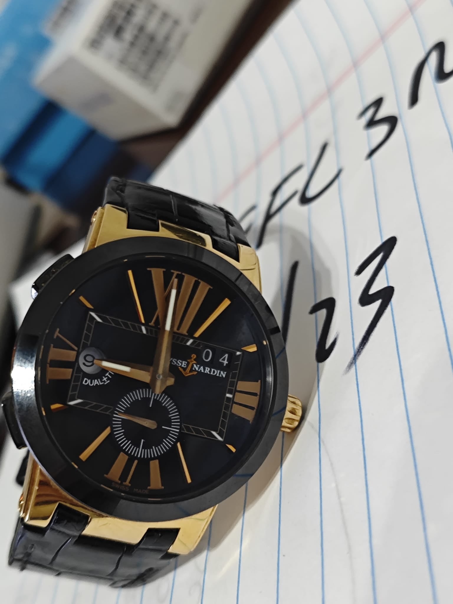 WTS OR WTT Ulysse Nardin Executive Dual Time 246 00 5 42