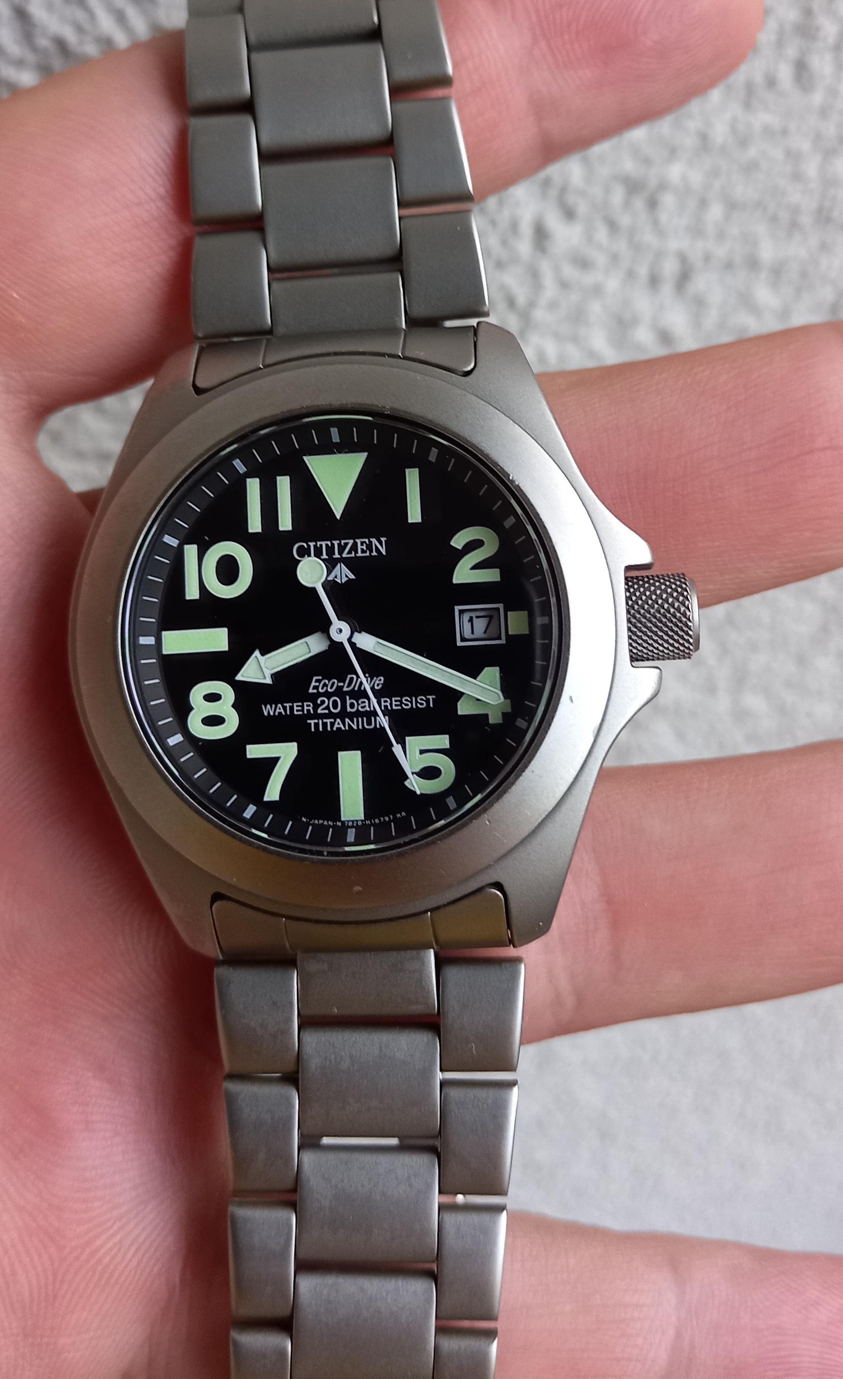 WTS Citizen Ray Mears Promaster Tough Eco Drive Titanium WatchCharts