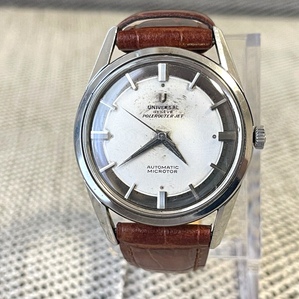 UNIVERSAL GENEVE POLEROUTER JET MICROTOR 1960's AUTOMATIC VINTAGE Watch